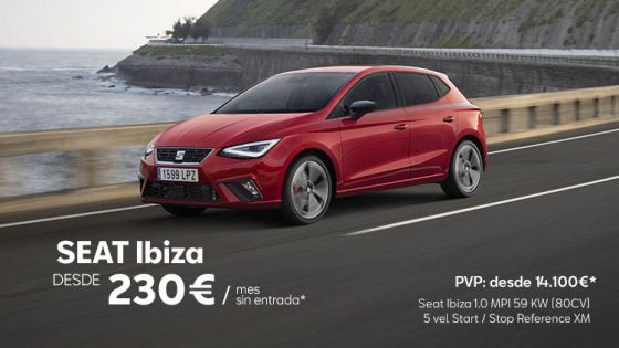 Seat Ibiza Reference desde 230€/mes*