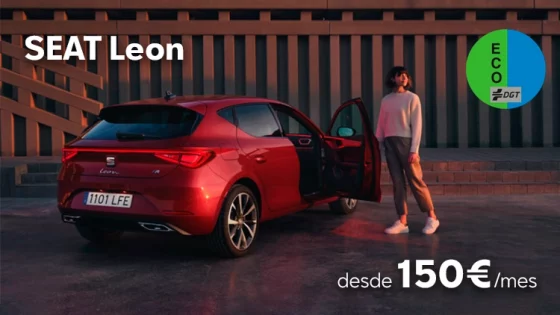 SEAT León Híbrido por solo 150€/mes